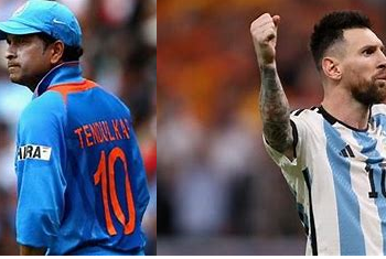 ಜರ್ಸಿ ನಂ.10 : ಲಿಯೋನಲ್ ಮೆಸ್ಸಿ ತೆಂಡೂಲ್ಕರ್ ವಂಡರ್ ಹೋಲಿಕೆಗಳು..!