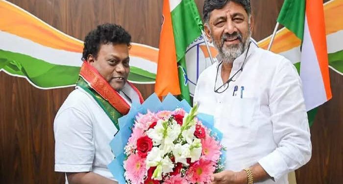 ಕಾಂಗ್ರೆಸ್ ಸೇರಿದ ಸಾಧುಕೋಕಿಲ ಹೇಳ್ತಾರೆ ಕೋವಿಡ್ ಕಥೆ : ಡಿಕೆ ಶಿವಕುಮಾರ್ ಟಾಸ್ಕ್