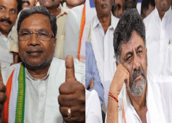 ಡಿಕೆಶಿಗೆ ಮತ್ತೊಮ್ಮೆ ಚಾನ್ಸ್ ಮಿಸ್ . ಸಿದ್ದರಾಮಯ್ಯಗೆ ಮತ್ತೆ ಸಿಎಂ ಪಟ್ಟ : 2:3 ಸೂತ್ರ