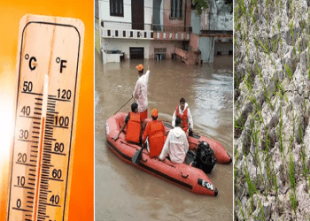 ಕರ್ನಾಟಕದಲ್ಲಿ ಮಳೆ ಇಲ್ಲ. ರಾಜಸ್ತಾನ, ಗುಜರಾತ್`ನಲ್ಲಿ ಪ್ರವಾಹ. ಉ.ಪ್ರದೇಶ, ಬಿಹಾರದಲ್ಲಿ ಬಿಸಿಗಾಳಿ..