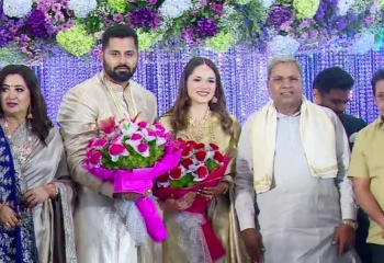 ಅಭಿಷೇಕ್ ಅಂಬರೀಷ್ ಅವಿವಾ ಬಿದ್ದಪ್ಪ ಆರತಕ್ಷತೆಗೆ ಬಂದಿದ್ದ ಎಲ್ಲ ಗಣ್ಯರು.