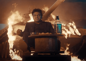 ಓಂ ಸ್ಟೈಲು.. ಬೆನ್ನ ಹಿಂದೆ ಟ್ಯಾಂಕರ್.. ಕಣ್ಣಲ್ಲೇ ಕಿಕ್ ಕೊಟ್ಟ ಘೋಸ್ಟ್ ಶಿವರಾಜ್`ಕುಮಾರ್..!