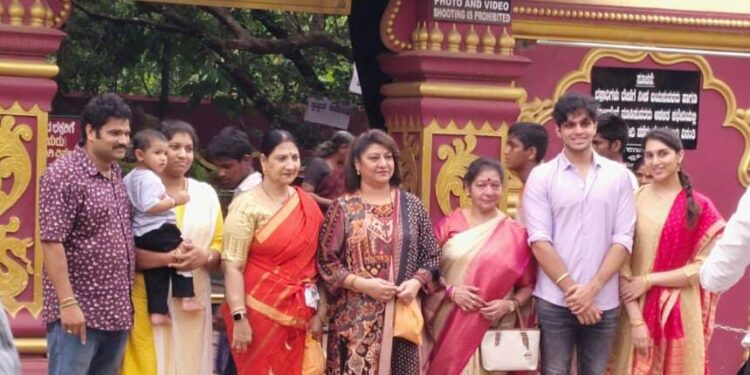 ಕೊರಗಜ್ಜನ ಹರಕೆ ತೀರಿಸಿದ ಮಾಲಾಶ್ರೀ ಮತ್ತು ಮಕ್ಕಳು