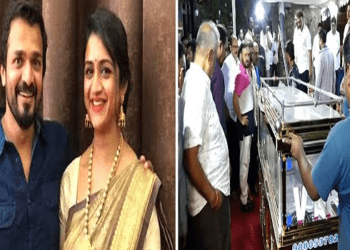 ಸ್ಪಂದನಾ ಅಂತಿಮ ದರ್ಶನ : ವಿಜಯ್ ರಾಘವೇಂದ್ರಗೆ ಹಿರಿಯರ ಸಾಂತ್ವನ