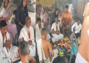 ಗೋಕರ್ಣದಲ್ಲಿ ಹಿಂದೂ ಸಂಪ್ರದಾಯದಂತೆ ಪಿತೃ ಕಾರ್ಯ ಮಾಡಿದ ಮುಸ್ಲಿಂ ಕುಟುಂಬ