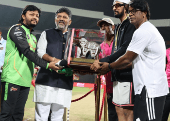 ಶಿವಣ್ಣ ಟೀಂ ಎದುರು ಗಣೇಶ್‌ ಟೀಂ ದಿಗ್ವಿಜಯ : ಕೆಸಿಸಿ ಚಾಂಪಿಯನ್‌