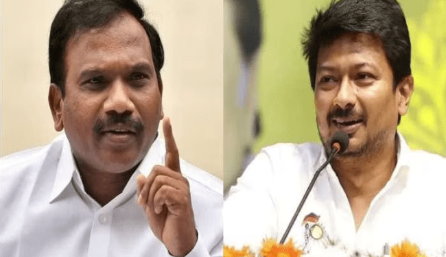 ಜೈ ಶ್ರೀರಾಮ್..‌ ಭಾರತಮಾತೆ ಛೀ..ಥೂ.. : ಉದಯನಿಧಿ ಬಳಿಕ ಎ.ರಾಜಾ ಸರದಿ ಅಸಹ್ಯದ ಹೇಳಿಕೆ