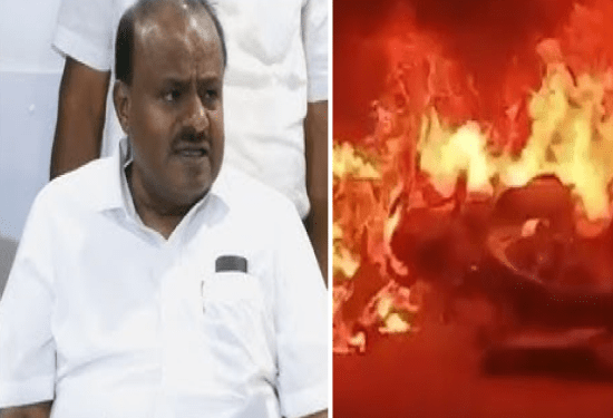 ನಾಗಮಂಗಲದ ಬದರಿಕೊಪ್ಪಲಿನಲ್ಲೀಗ ಗಂಡಸರೇ ಇಲ್ಲ : ಹೆದರಬೇಡಿ ತಾಯೀ.. ಎಂದು ಧೈರ್ಯ ತುಂಬಿದ ಕುಮಾರಸ್ವಾಮಿ..!