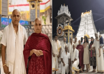 5 ವರ್ಷಗಳ ನಂತರ ತಿರುಪತಿಯಲ್ಲಿ ಮತ್ತೊಮ್ಮೆ ಮುಡಿ ಕೊಟ್ಟ ಗೀತಾ : ಶಿವಣ್ಣನ ಜೊತೆಯಲ್ಲಿದ್ದವರೆಲ್ಲ ಹರಕೆ..!