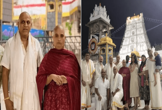 5 ವರ್ಷಗಳ ನಂತರ ತಿರುಪತಿಯಲ್ಲಿ ಮತ್ತೊಮ್ಮೆ ಮುಡಿ ಕೊಟ್ಟ ಗೀತಾ : ಶಿವಣ್ಣನ ಜೊತೆಯಲ್ಲಿದ್ದವರೆಲ್ಲ ಹರಕೆ..!