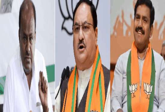 ನಡ್ಡಾ ಮೂಲಕ ಮೋದಿ ಸಿಗ್ನಲ್‌ : ಜೊತೆಯಾದರು ವಿಜಯೇಂದ್ರ ಕುಮಾರಸ್ವಾಮಿ..!