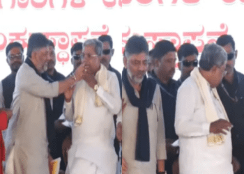 ಡಿಕೆ ಕೊಟ್ಟ ಲಡ್ಡುವನ್ನು ಸಿದ್ದರಾಮಯ್ಯ ಬೇಡ ಎಂದರು..!